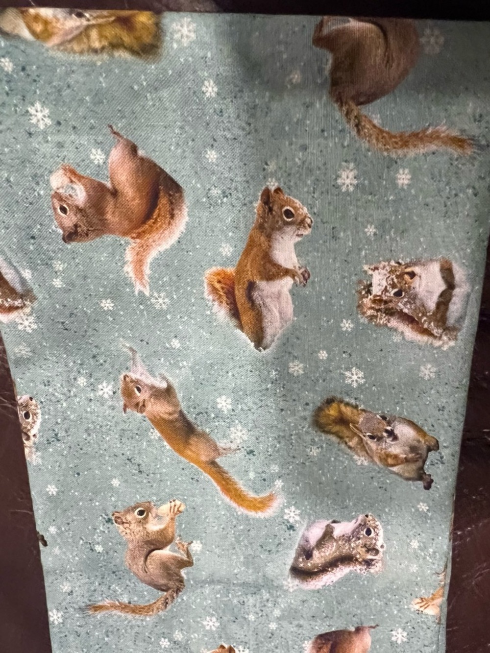 Squirrel Fat Quarter print fabric Fat Quarter forest animal critter sew quilter